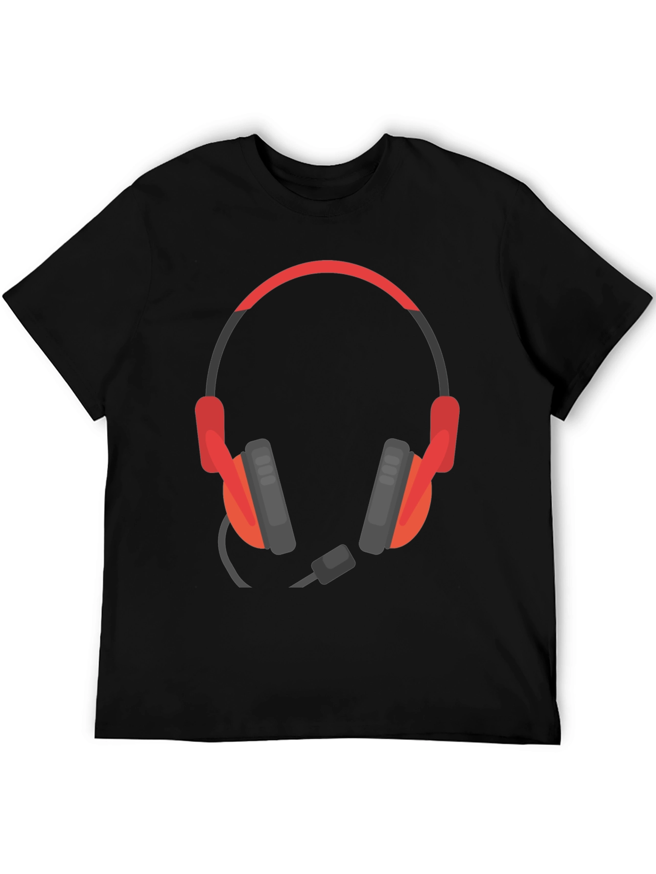 Gamer Headset Graphic Tee - Cool Design!