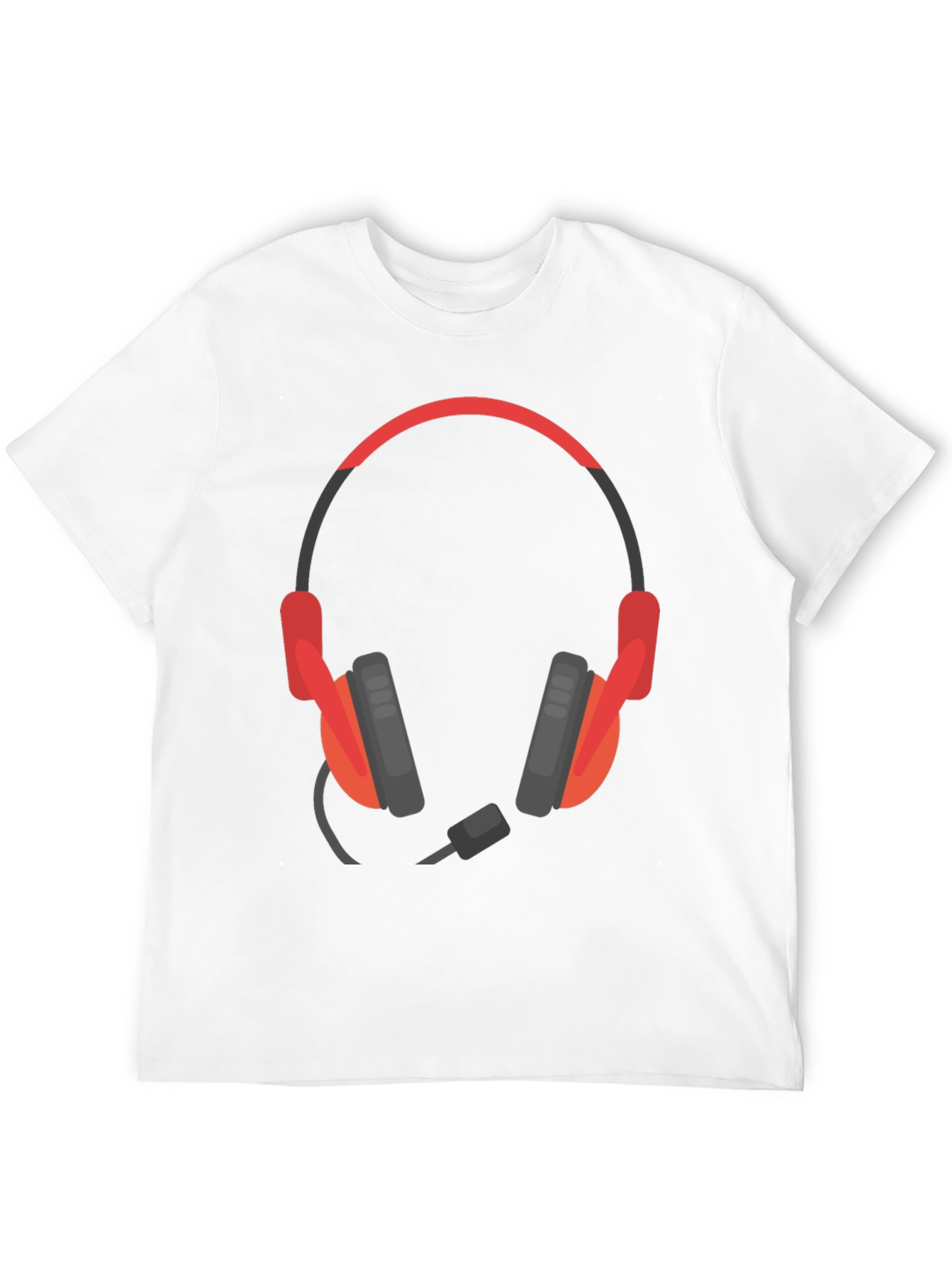 Gamer Headset Graphic Tee - Cool Design!