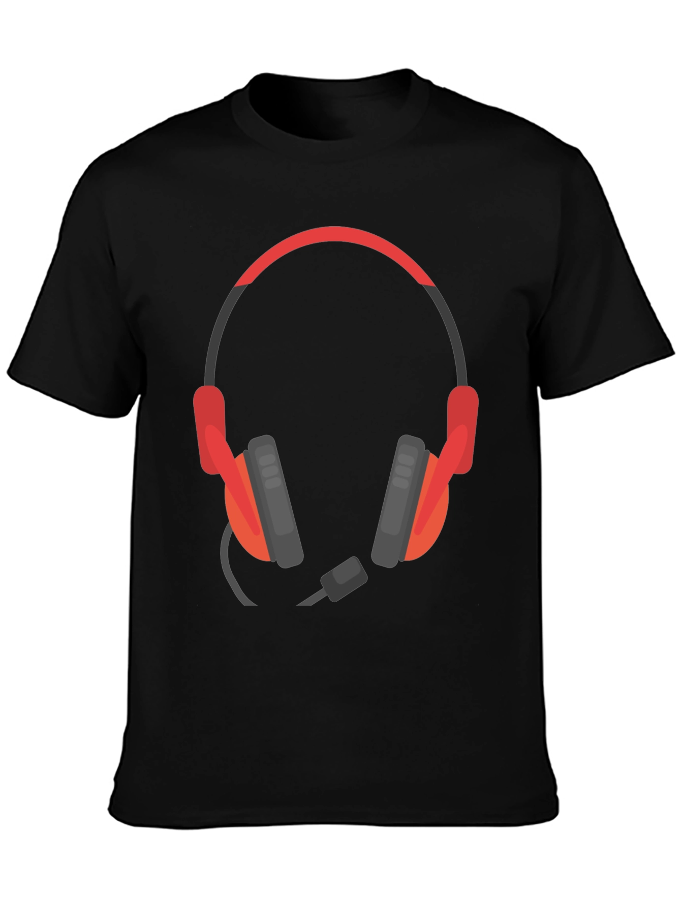 Gamer Headset Graphic Tee - Cool Design!