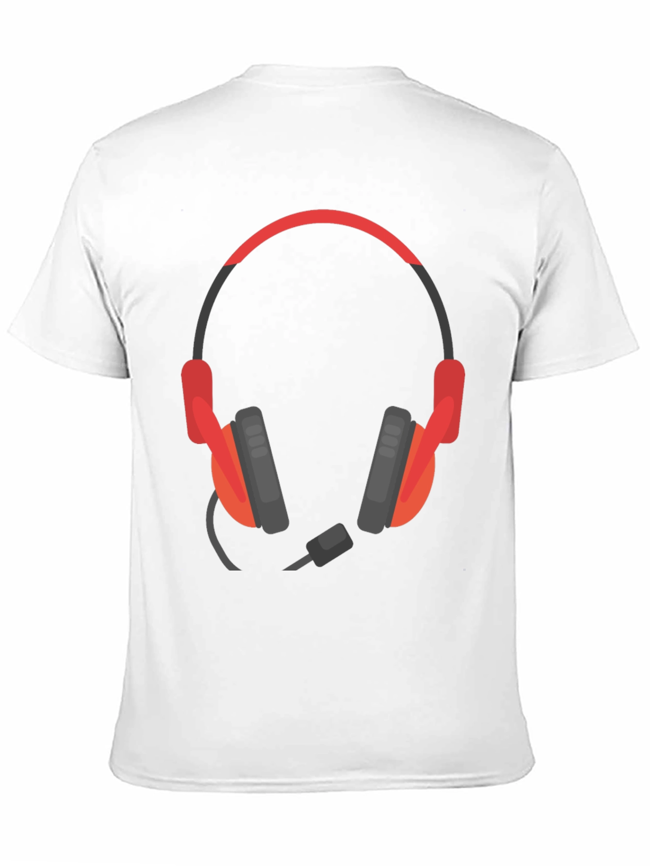 Gamer Headset Graphic Tee - Cool Design!