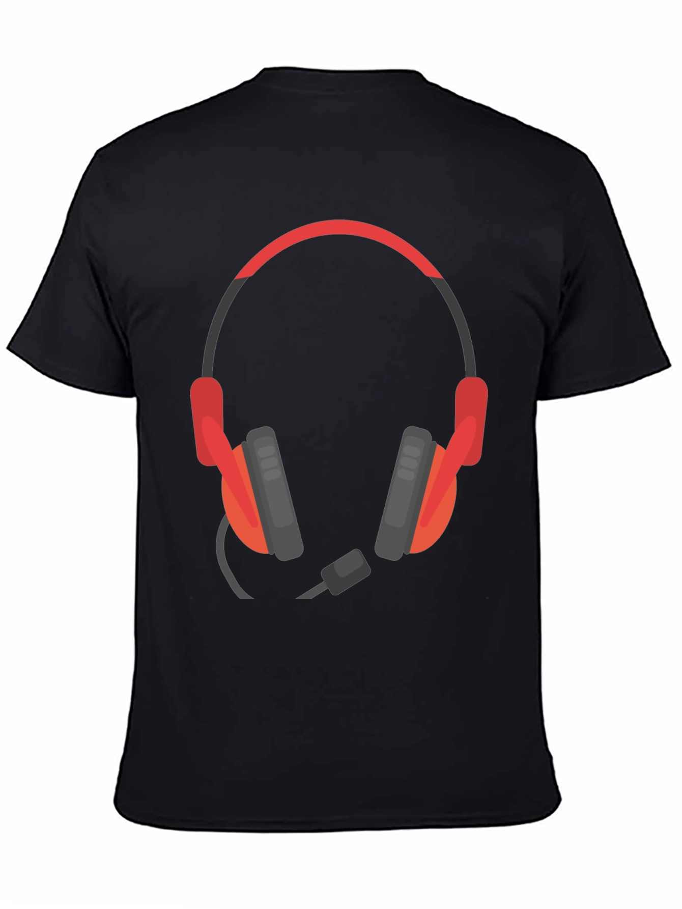 Gamer Headset Graphic Tee - Cool Design!