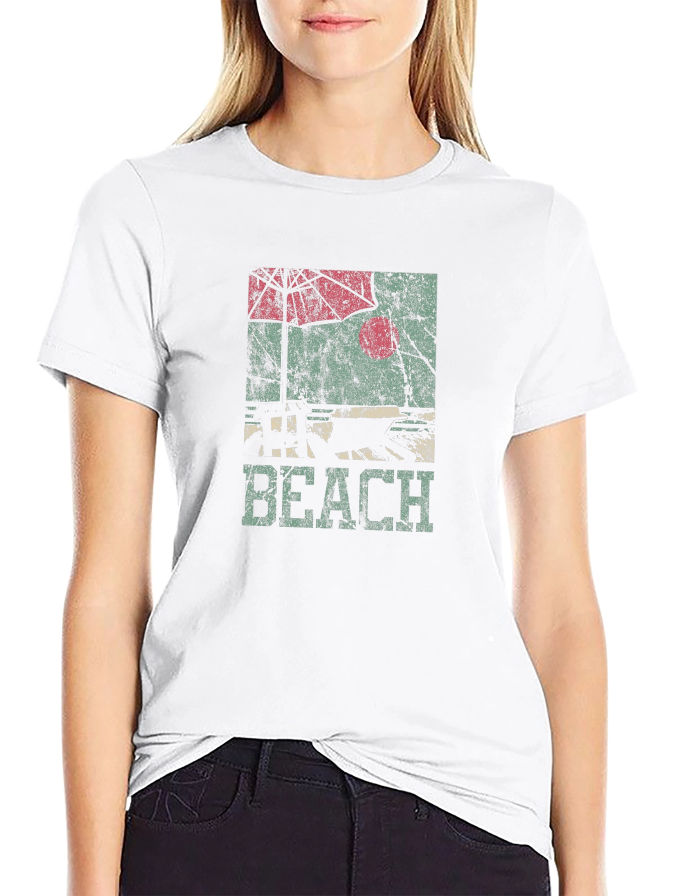Retro Beach Graphic T-Shirt