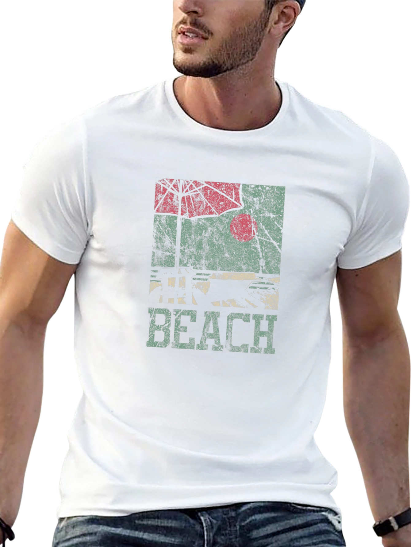 Retro Beach Graphic T-Shirt