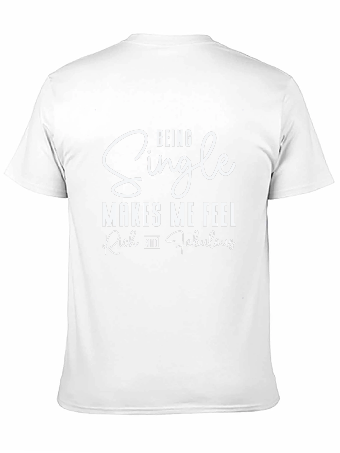 Funny Single and Fabulous Black Graphic Tee
