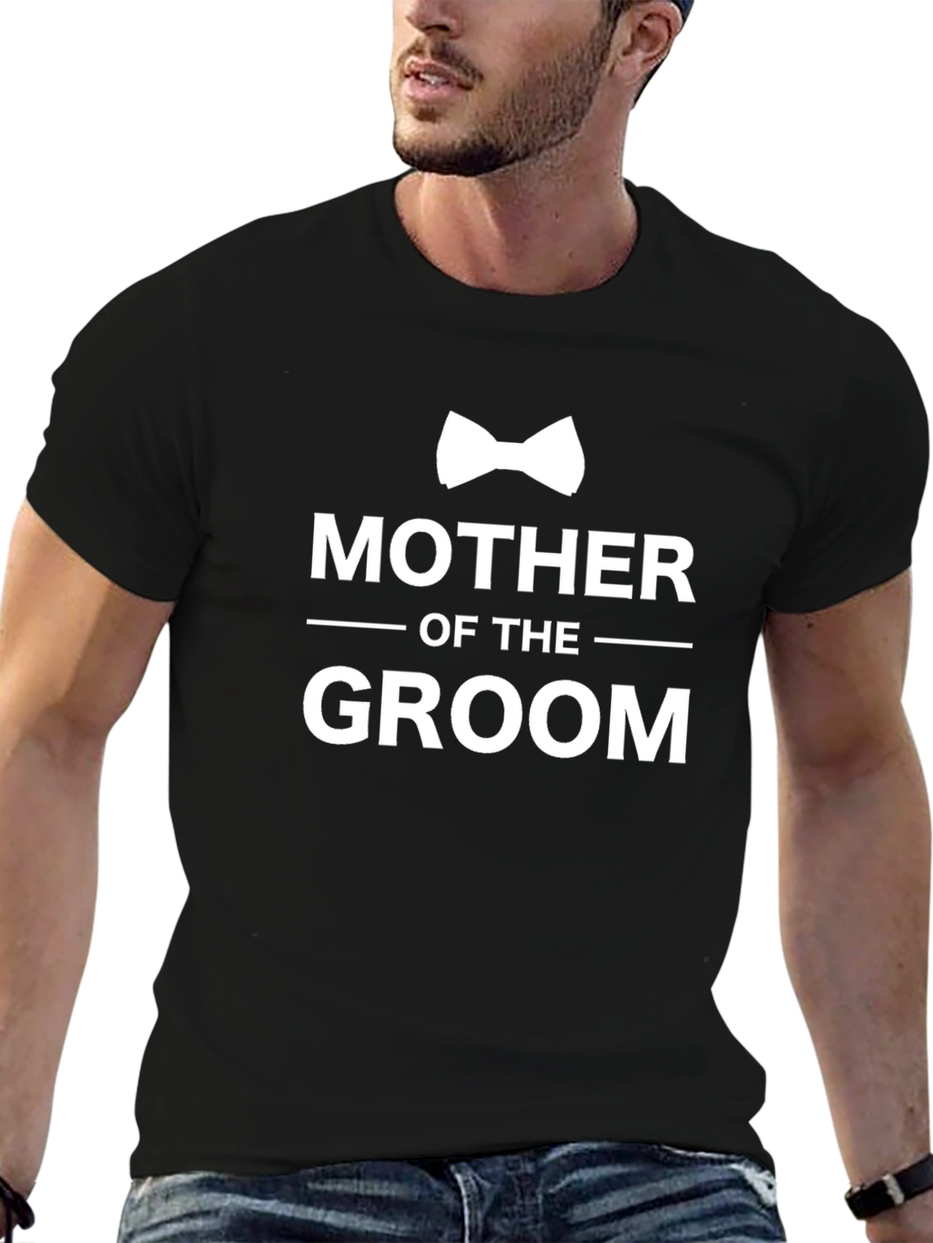 Mother of the Groom T-Shirt - Bow Tie Design