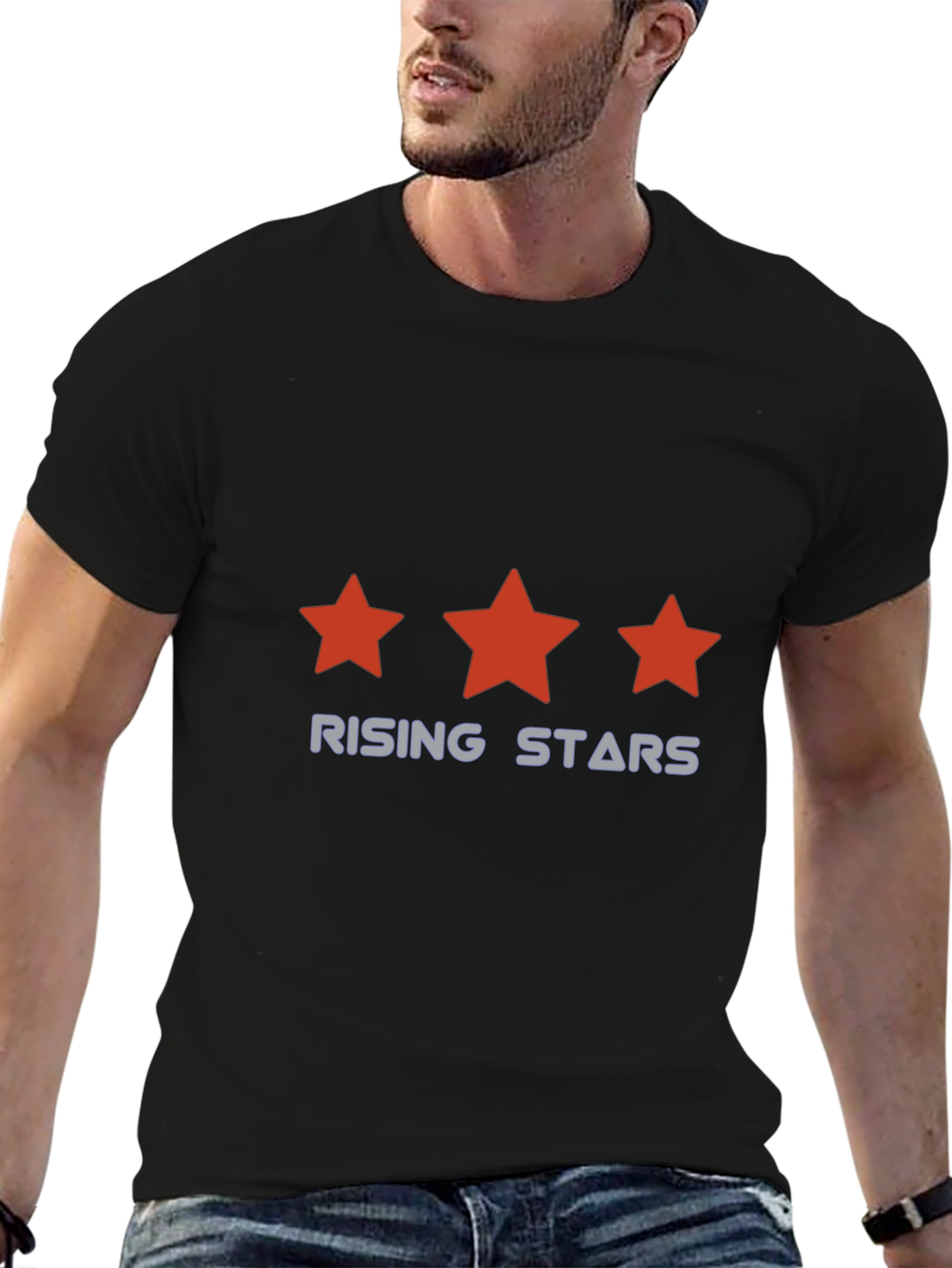 Rising Stars Graphic Tee - Classic Black