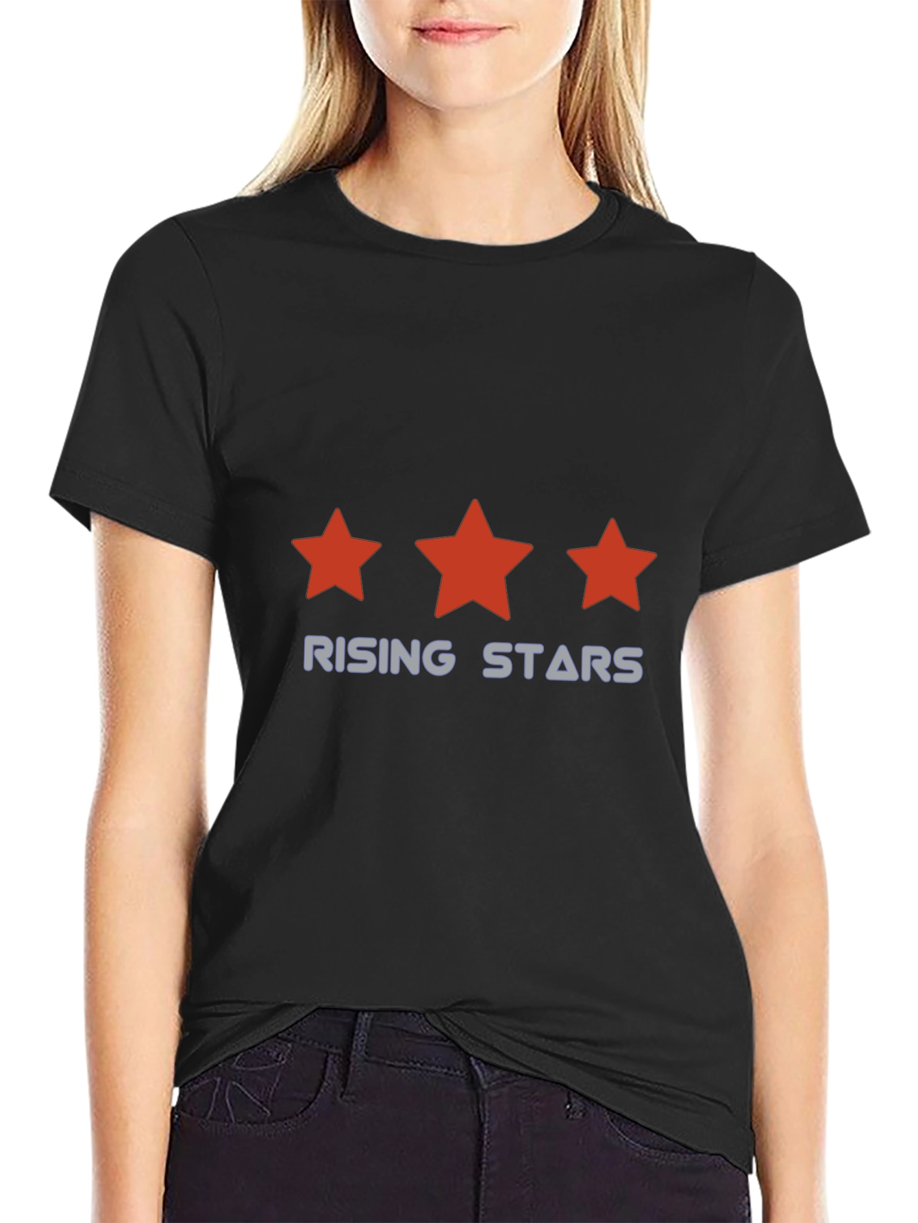 Rising Stars Graphic Tee - Classic Black