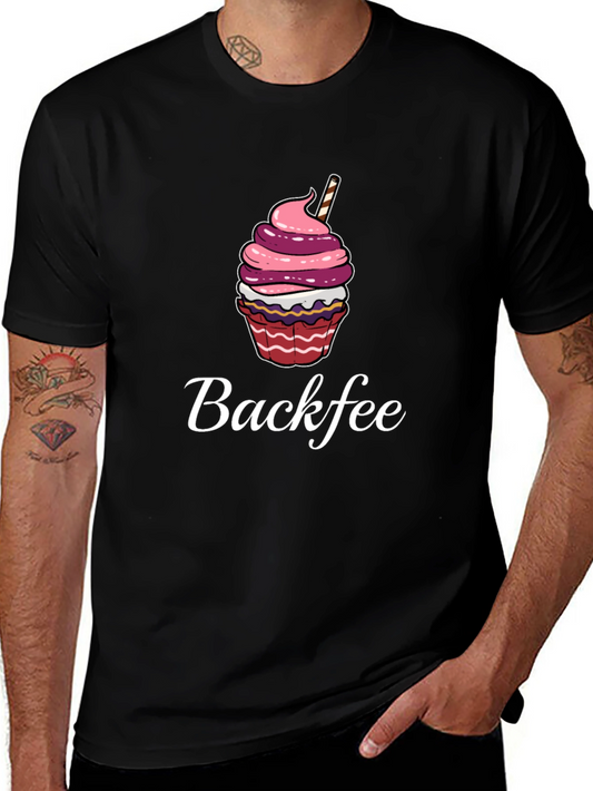 Backfee Cupcake Graphic Tee - Casual Comfort