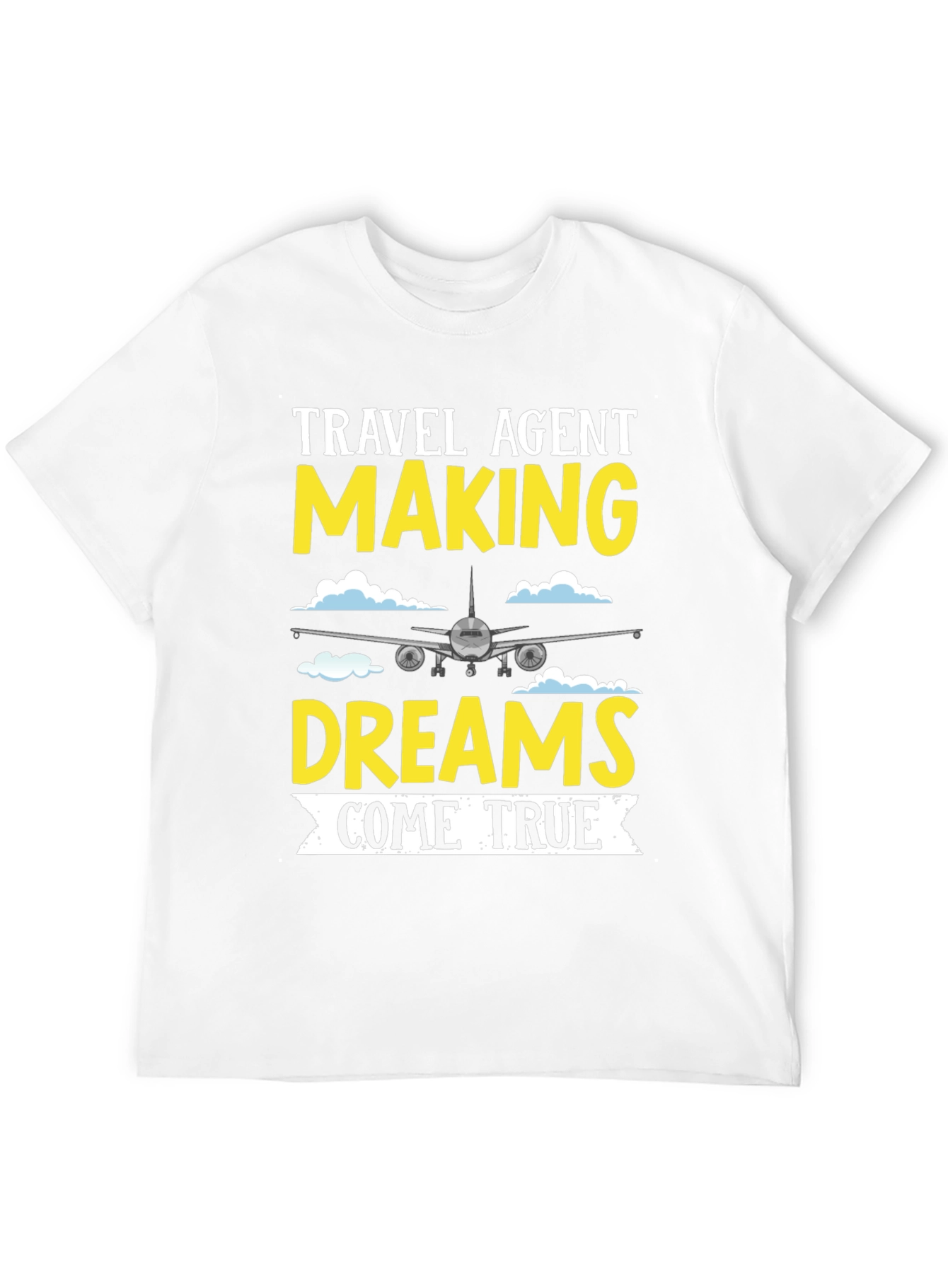 Travel Agent Dreams T-Shirt - Airplane Design