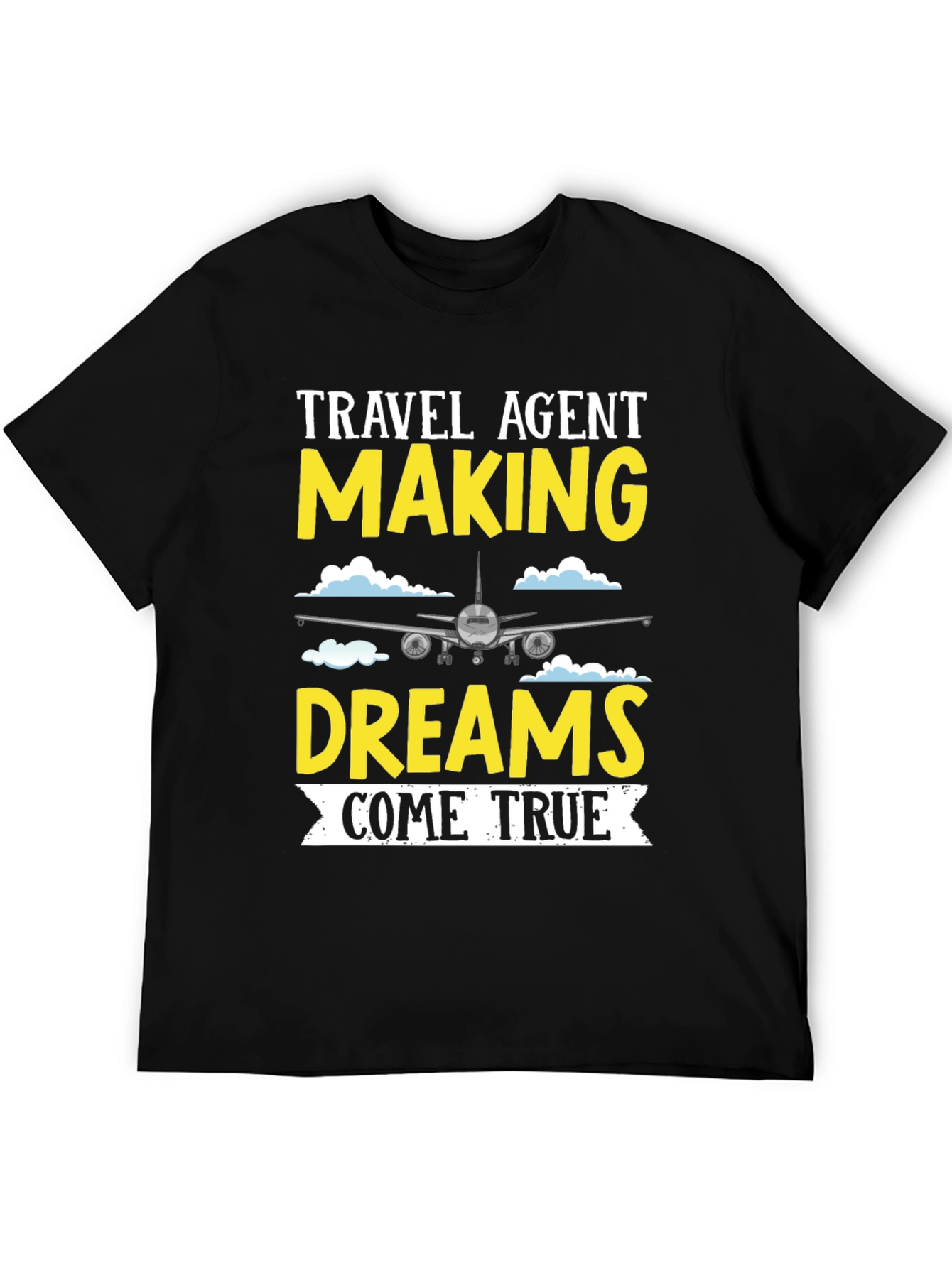Travel Agent Dreams T-Shirt - Airplane Design