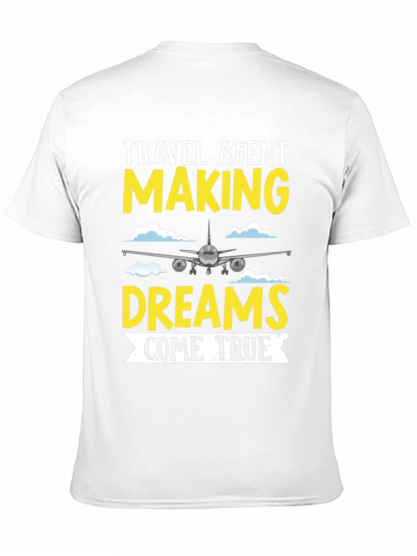 Travel Agent Dreams T-Shirt - Airplane Design