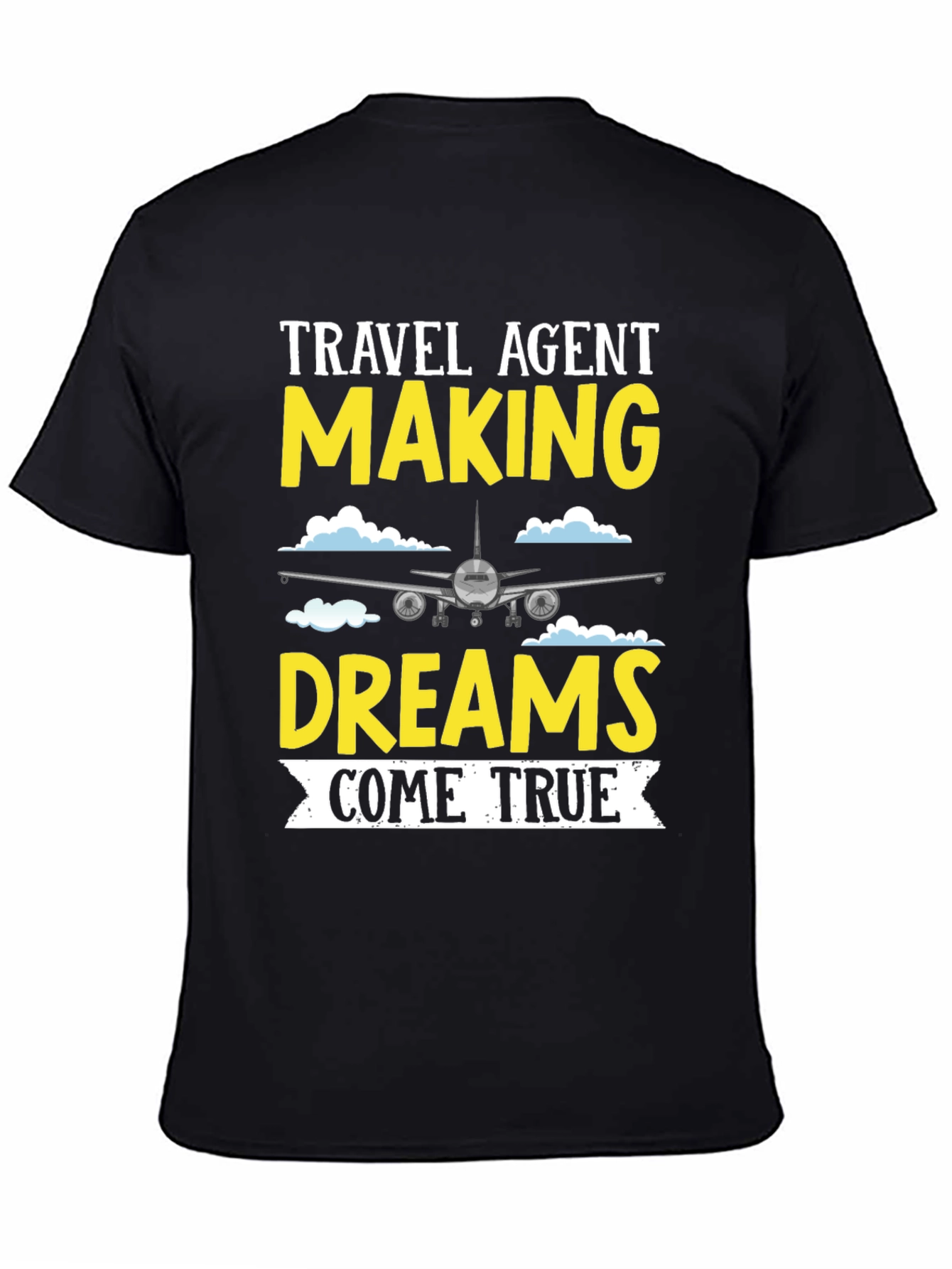 Travel Agent Dreams T-Shirt - Airplane Design