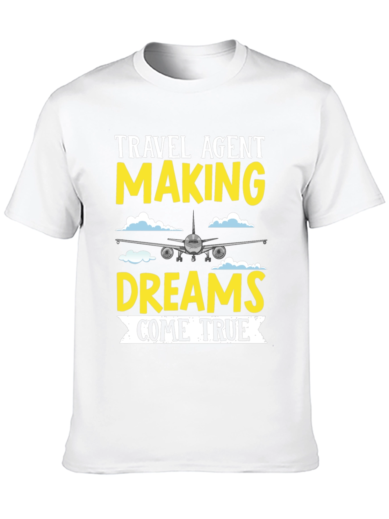 Travel Agent Dreams T-Shirt - Airplane Design