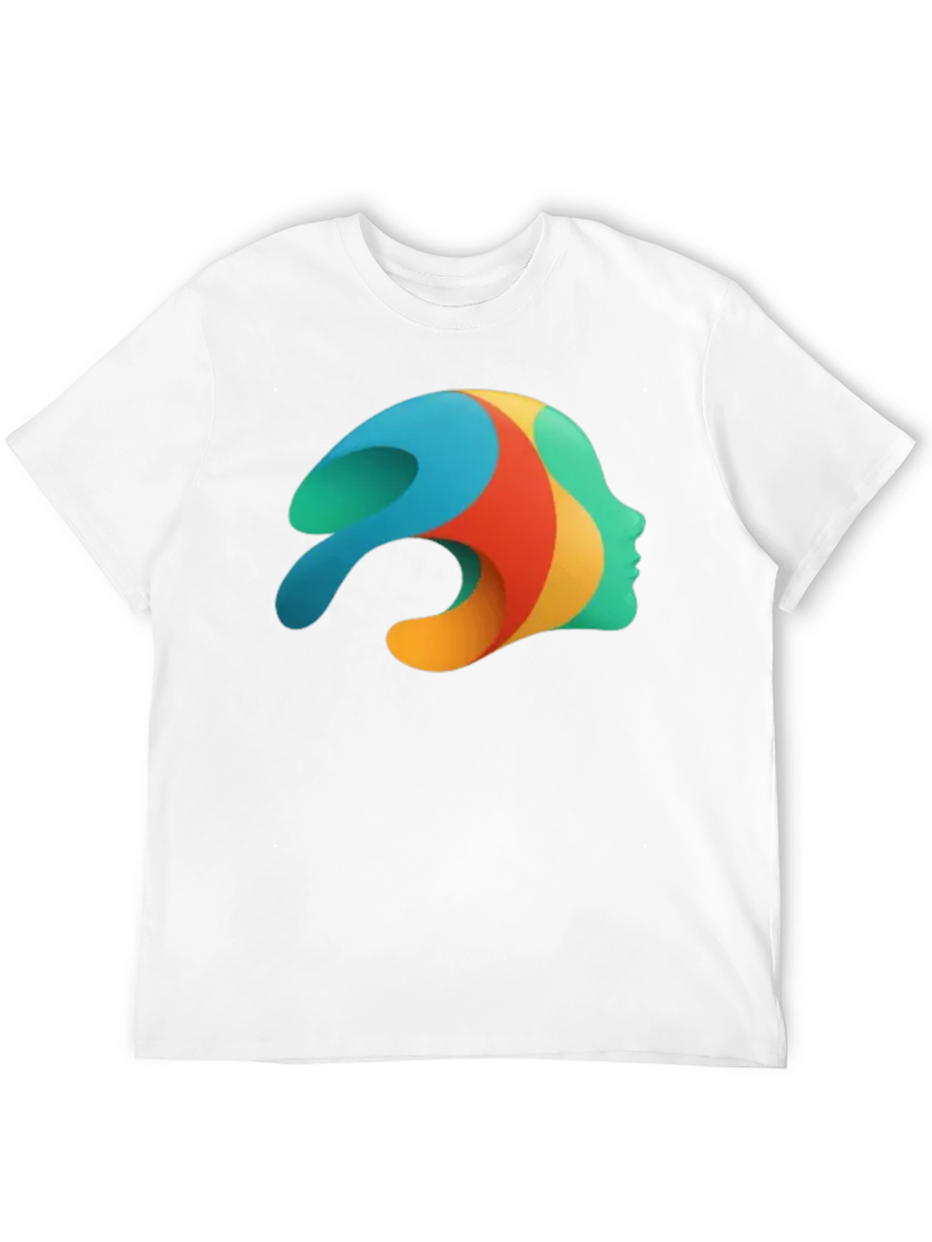 Abstract Face Graphic Black T-Shirt - Unique Art Tee