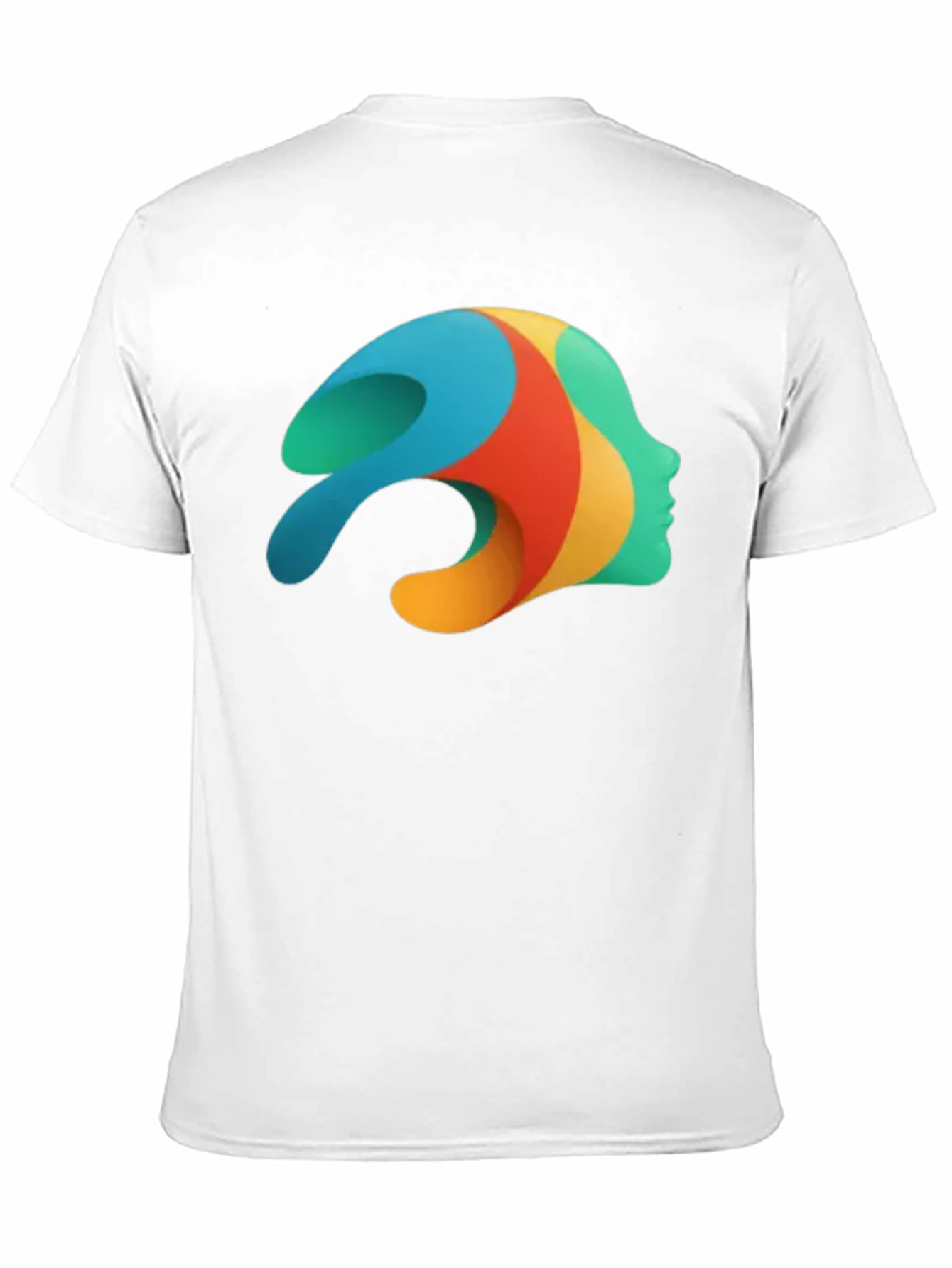 Abstract Face Graphic Black T-Shirt - Unique Art Tee