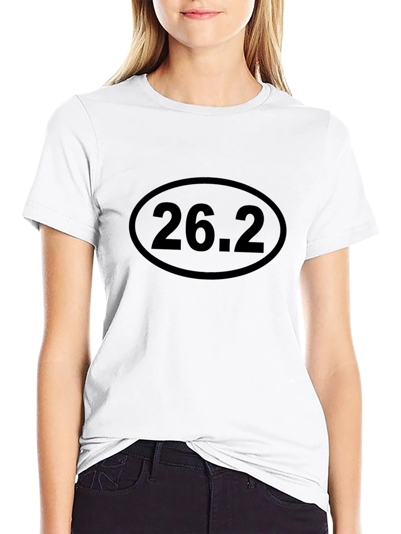 Marathon 26.2 Oval Graphic Tee - Black