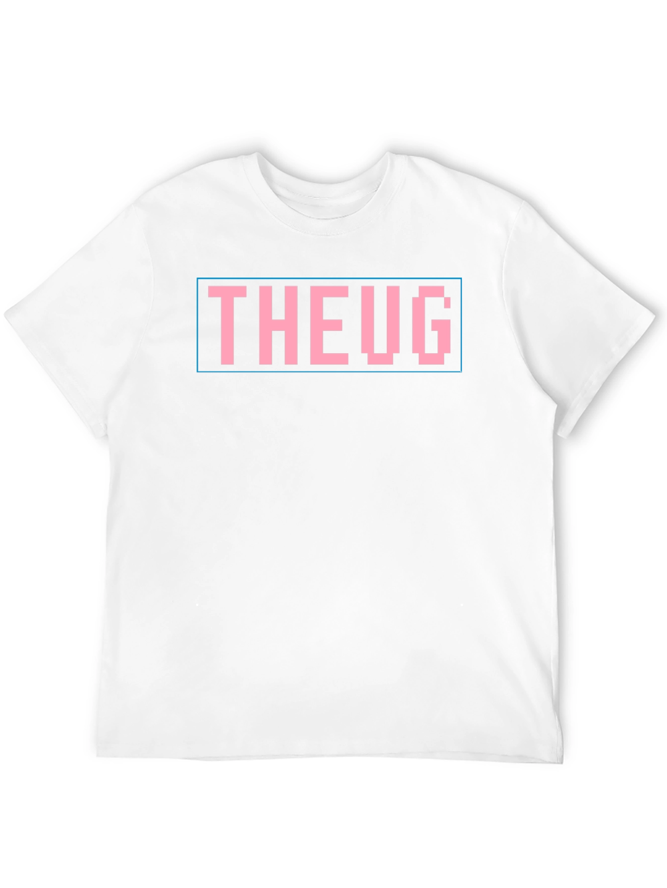 THEUG Pixel Graphic T-Shirt - Black Cotton Blend Tee