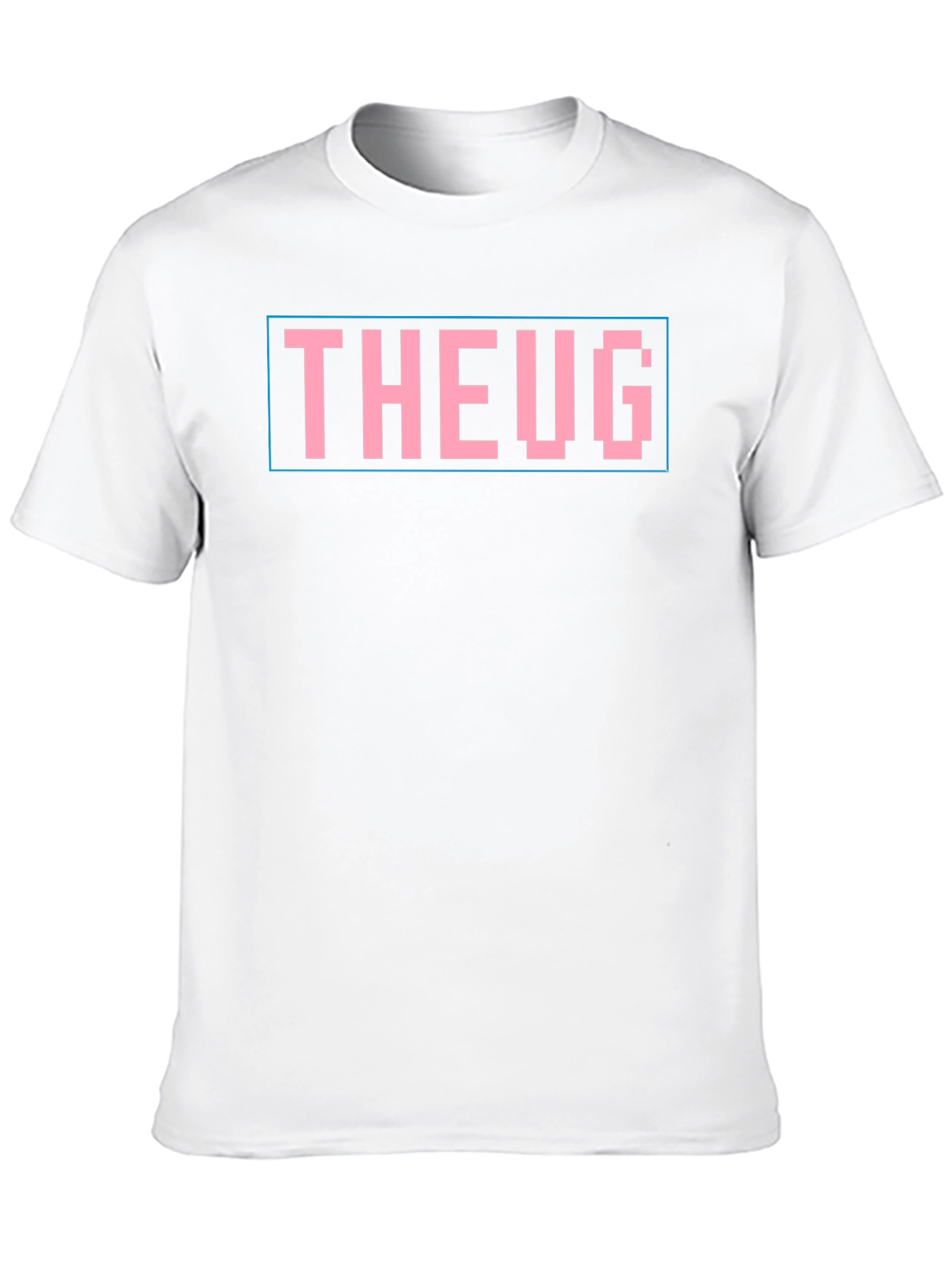 THEUG Pixel Graphic T-Shirt - Black Cotton Blend Tee