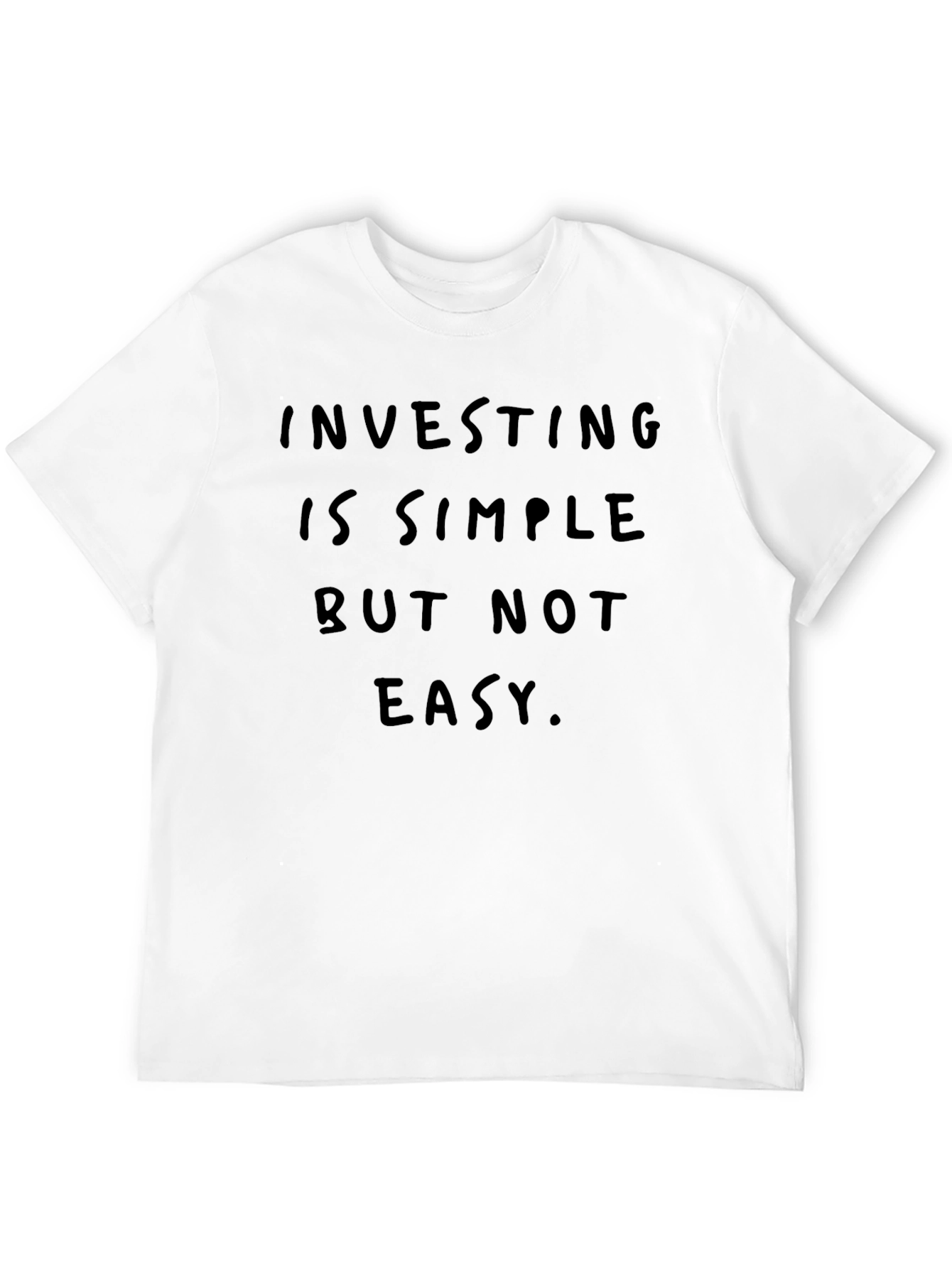Investing is Simple Crew Neck T-Shirt