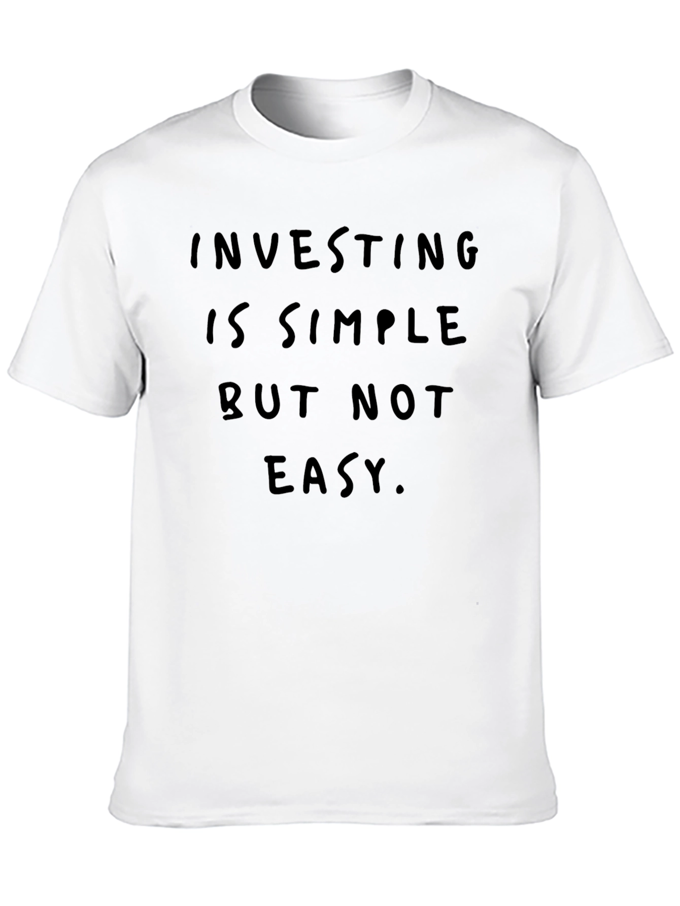 Investing is Simple Crew Neck T-Shirt