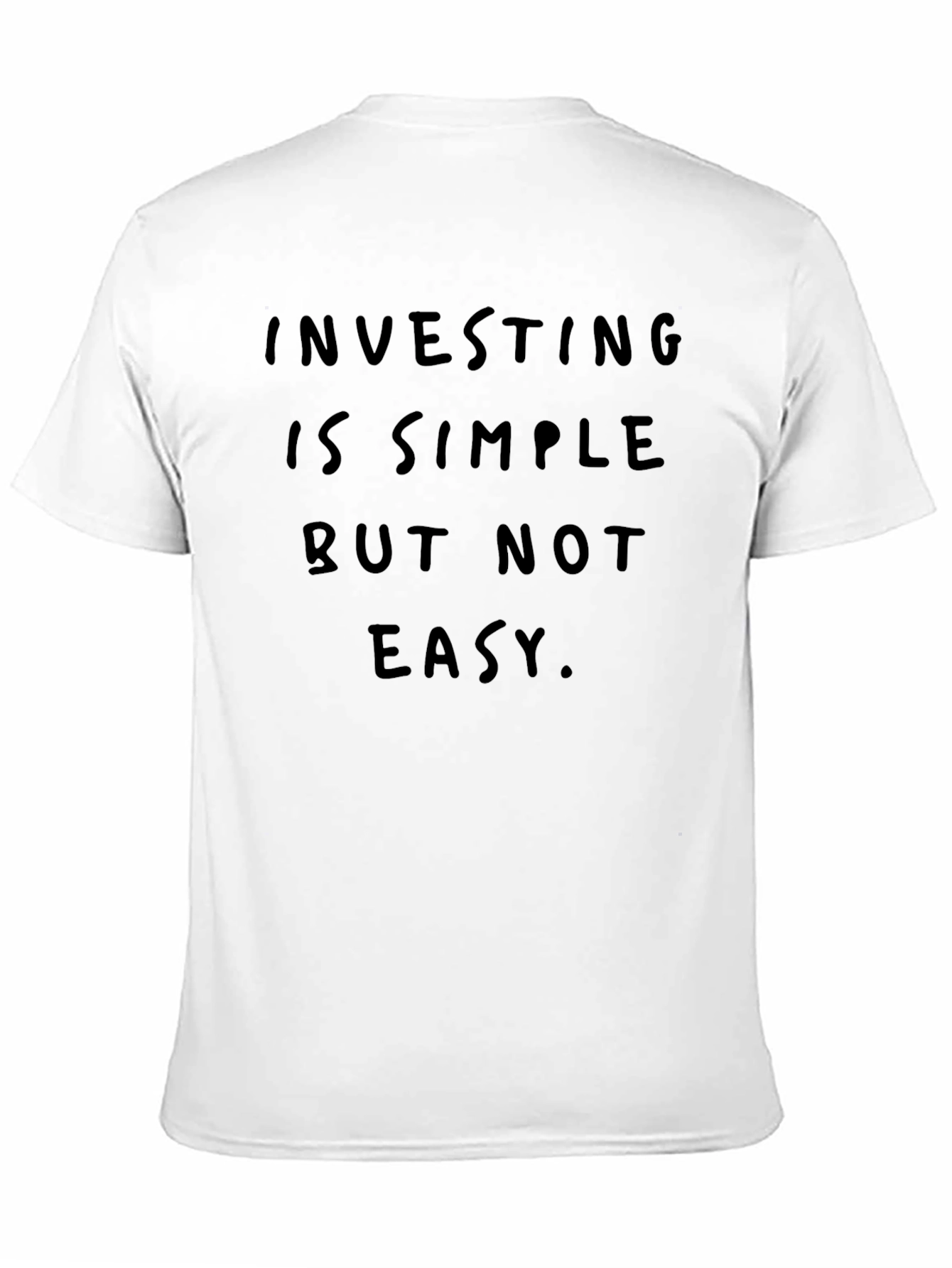 Investing is Simple Crew Neck T-Shirt
