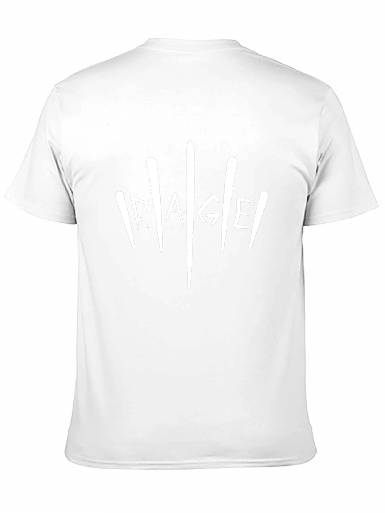 Rage Graphic Print Black T-Shirt