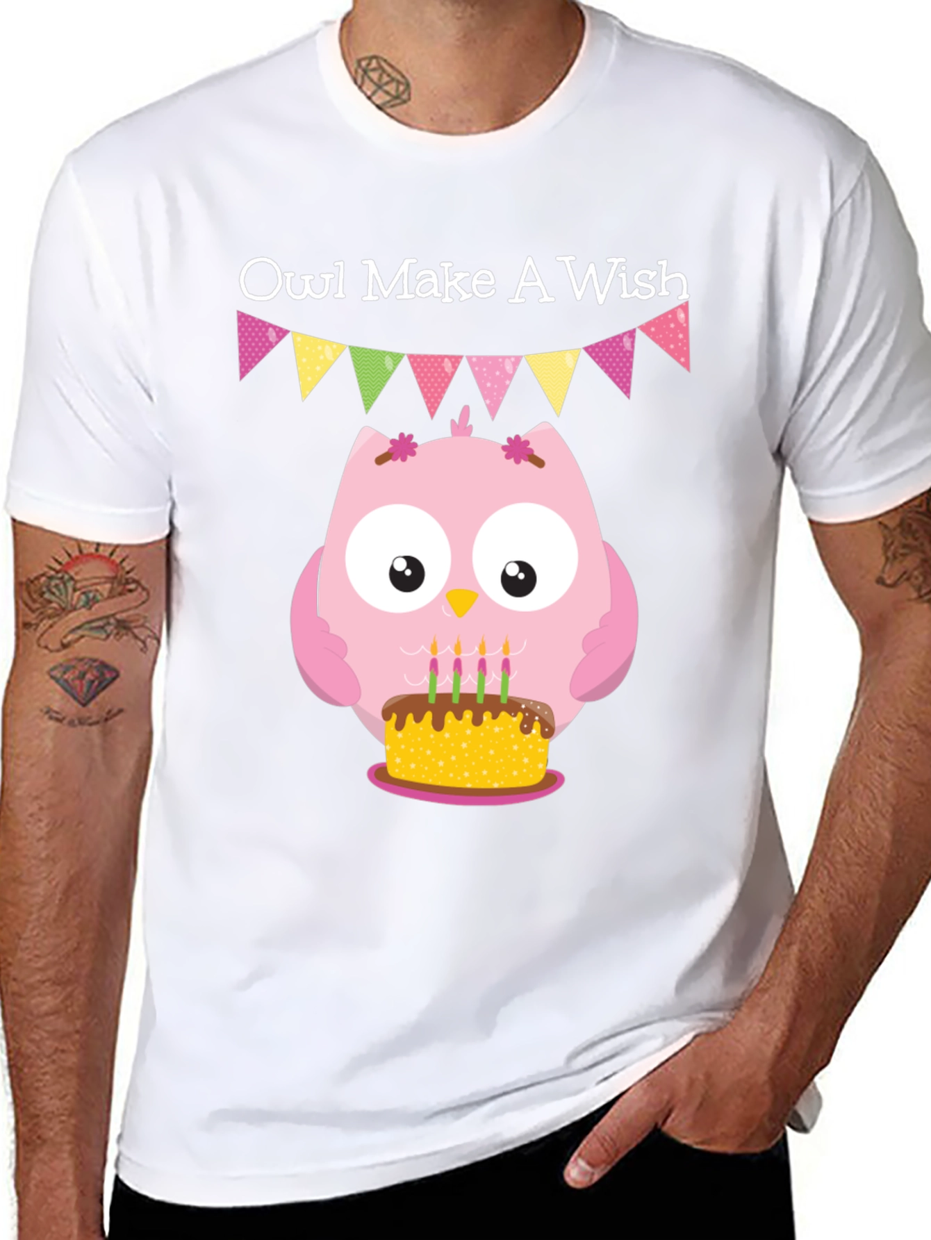 Owl Make A Wish Birthday T-Shirt