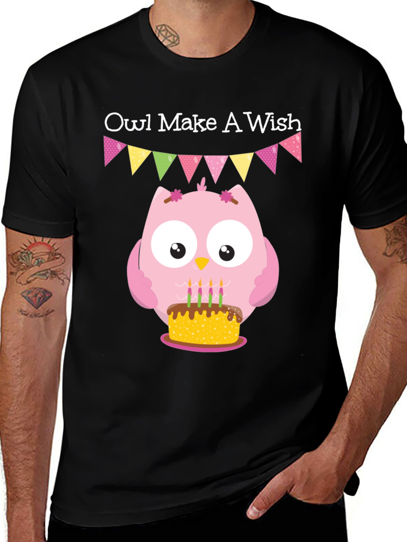 Owl Make A Wish Birthday T-Shirt