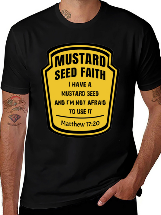 Mustard Seed Faith Graphic Tee - Matthew 17:20 - Christian Apparel