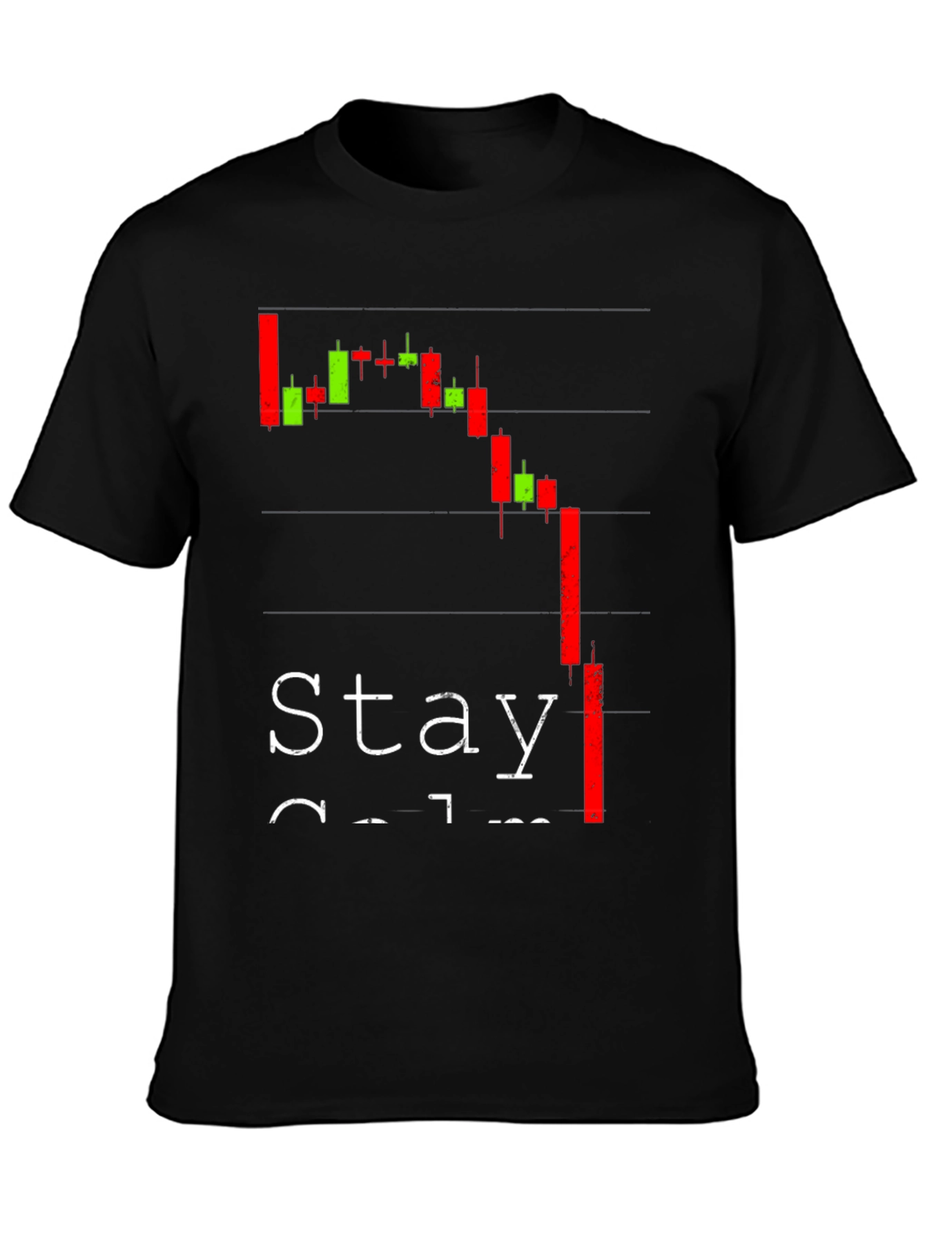 Stay Calm Stock Market Crash T-Shirt