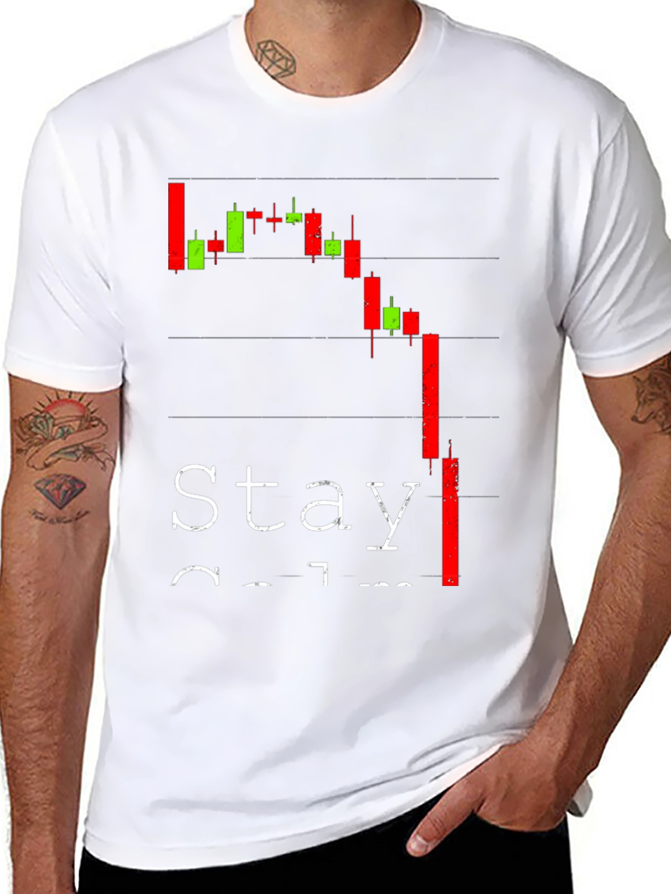 Stay Calm Stock Market Crash T-Shirt