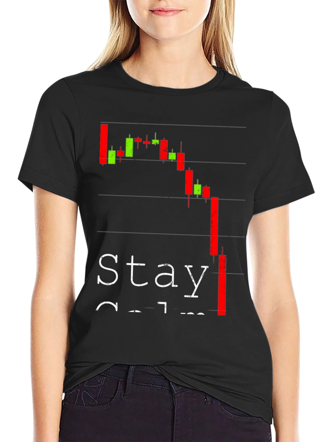 Stay Calm Stock Market Crash T-Shirt