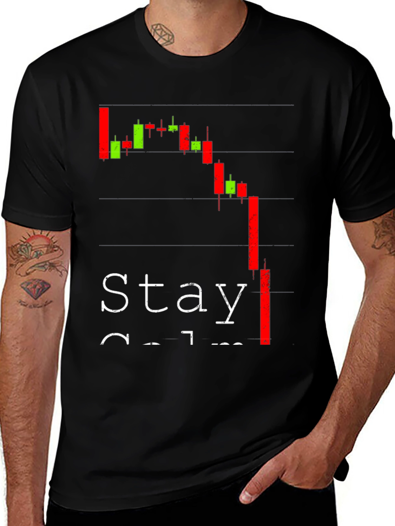Stay Calm Stock Market Crash T-Shirt