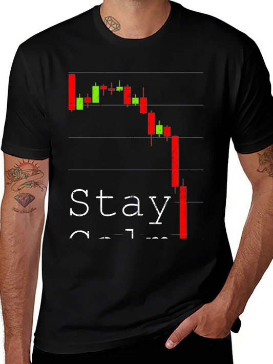 Stay Calm Stock Market Crash T-Shirt