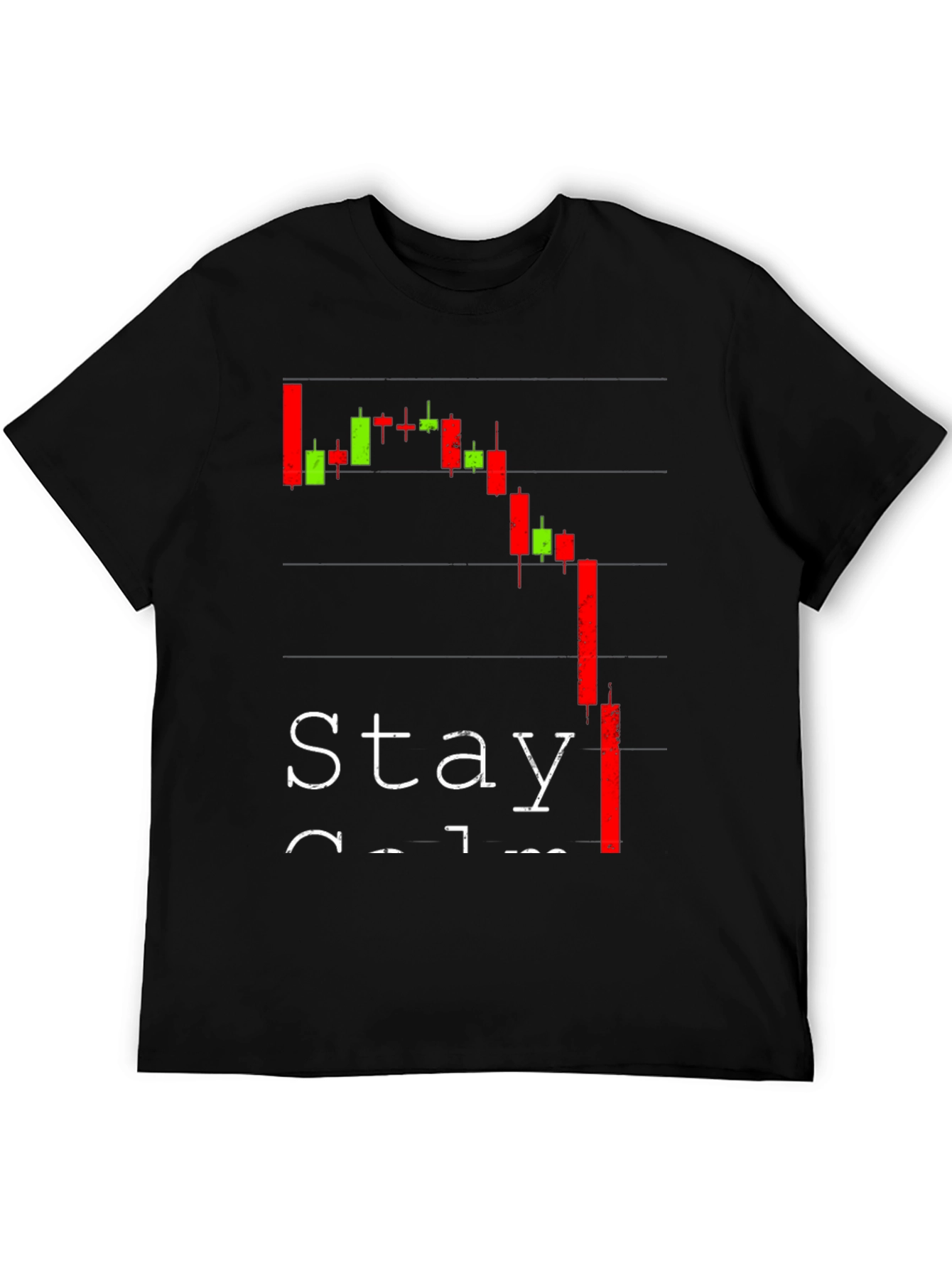 Stay Calm Stock Market Crash T-Shirt