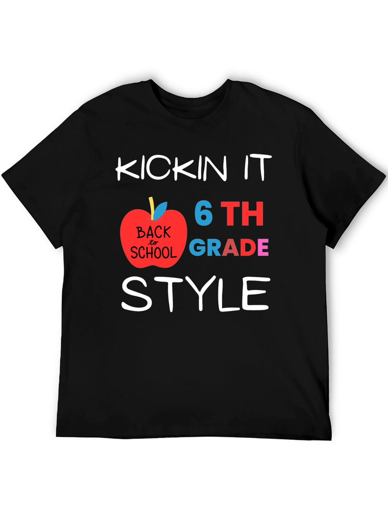 Kicking It 6th Grade Style Back to School T-Shirt