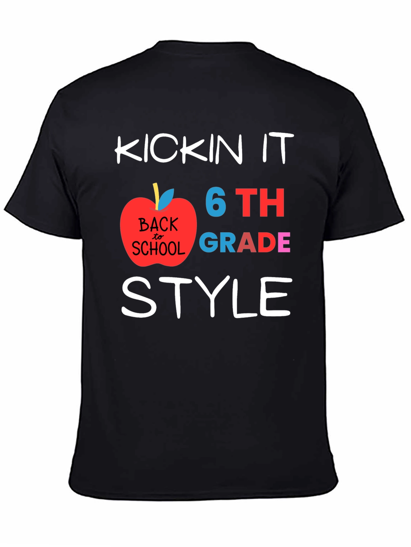 Kicking It 6th Grade Style Back to School T-Shirt