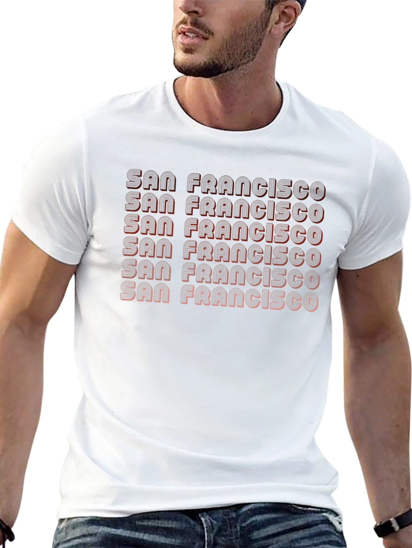 San Francisco Retro Graphic Tee - Black