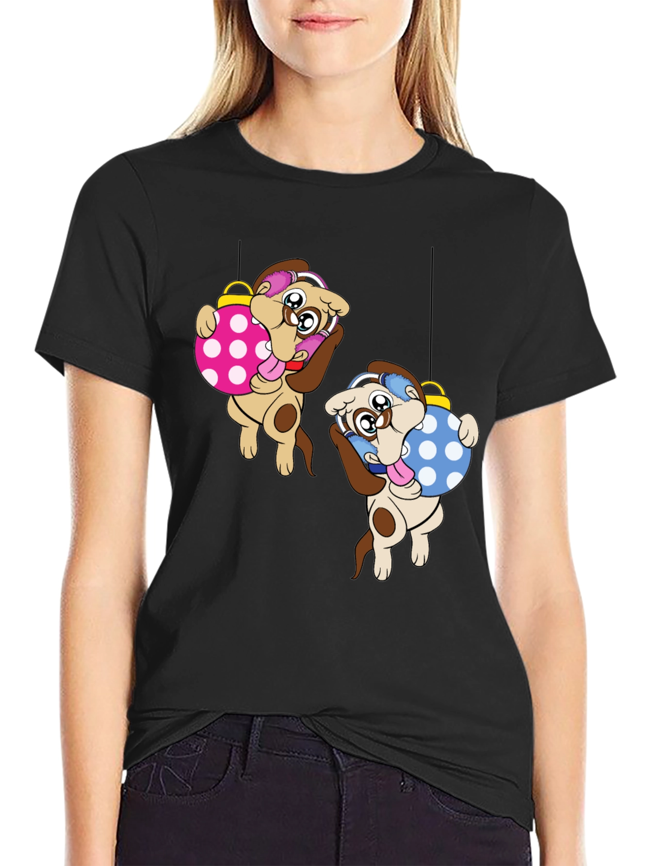 Cute Dog Christmas Ornament T-Shirt